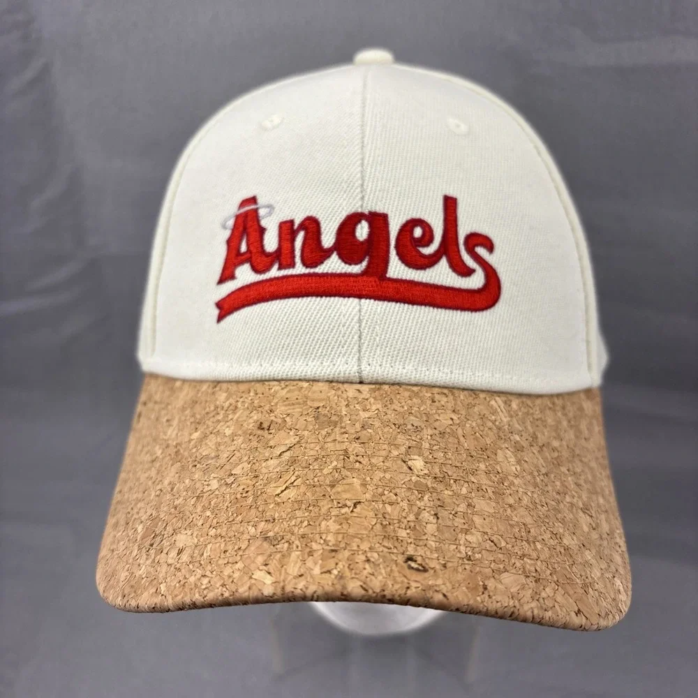 Los Angeles Angels Limited Edition Cork Bill Stadium Giveaway Hat Pocari Sweat